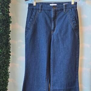 Dark Wash Trouser Style Jeans